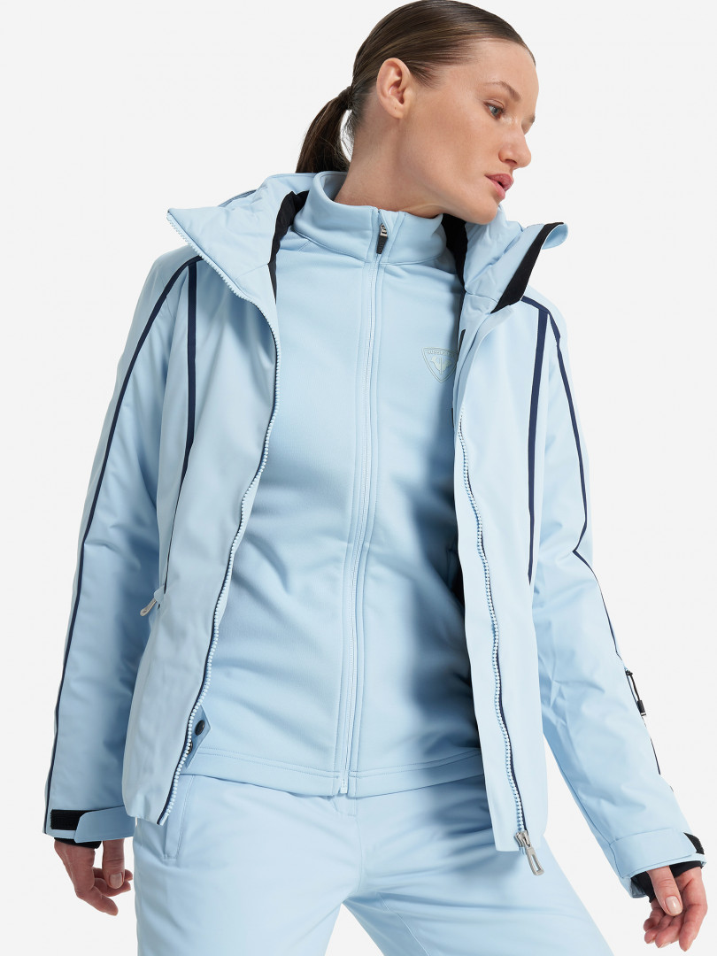 фото Куртка утепленная женская rossignol flat, голубой