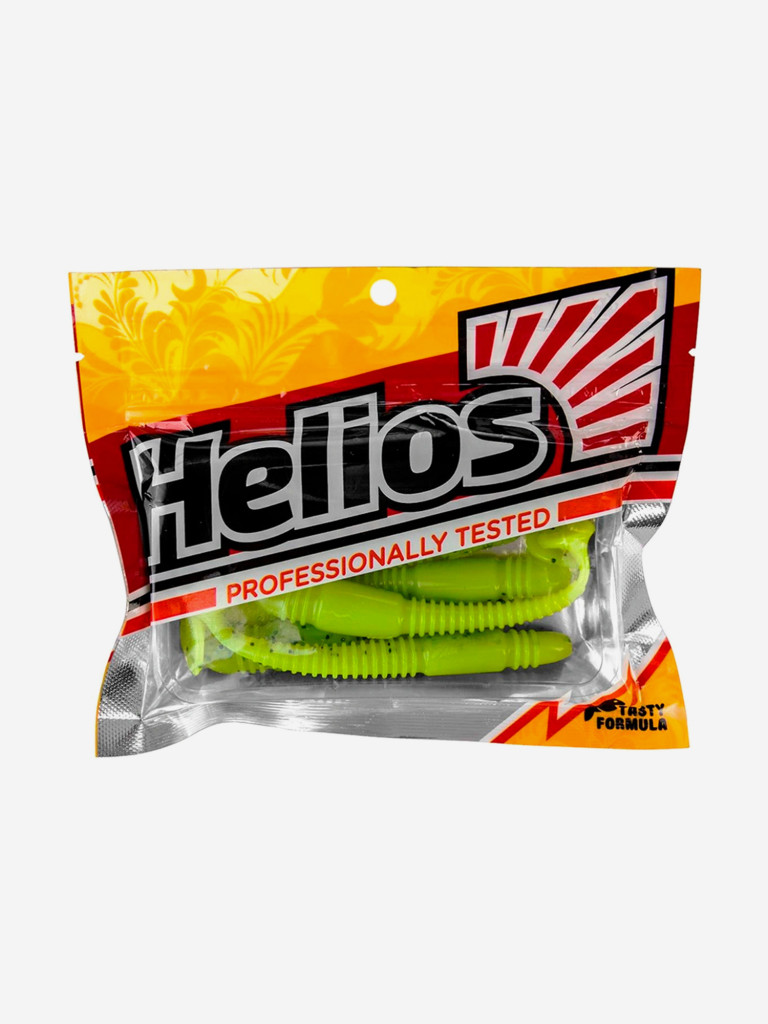 Мягкая приманка Helios Minoga, 3,75" / 9,5 см, Pepper Lime, 5 штук (HS-17-009)