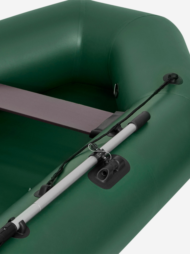 Лодка ПВХ под мотор Фрегат 300 Е Лайт, сварные швы, зеленая