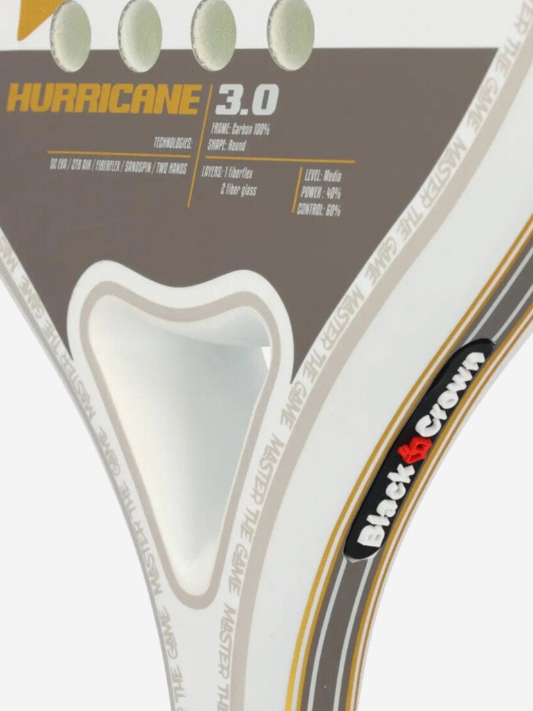 Ракетка для падела Black Crown Hurricane 3.0 Women's