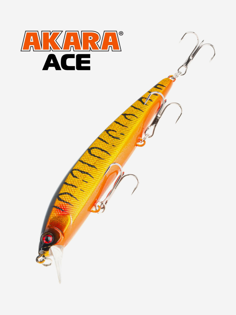 Воблер Akara Ace 130SP 22 гр. минноу, суспендер. твичинговый, на щуку, судака A108