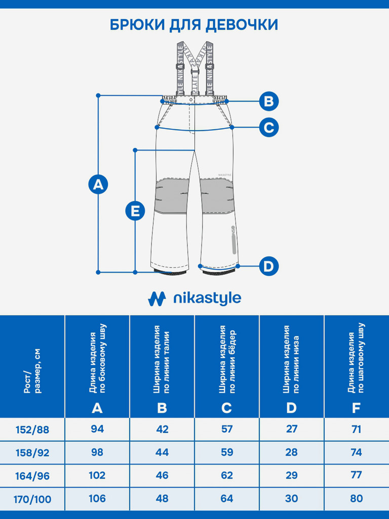Брюки ПЛЮС САЙЗ NIKASTYLE