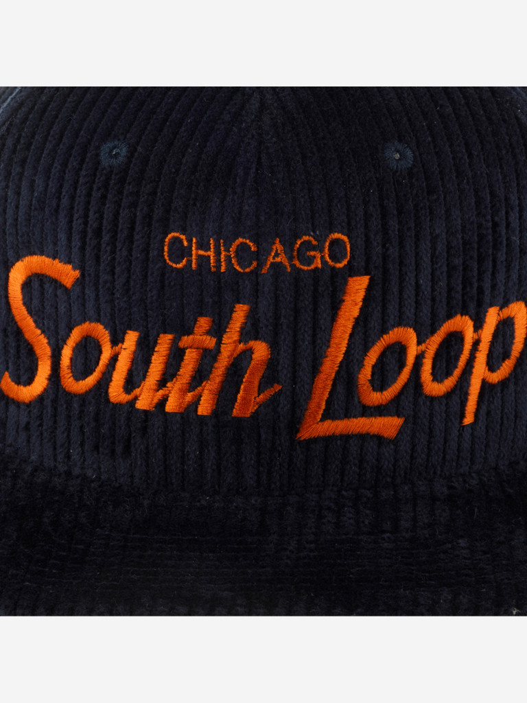 Бейсболка с прямым козырьком HOOD 103-SWC001-IL001-NY South Loop Cord (синий)