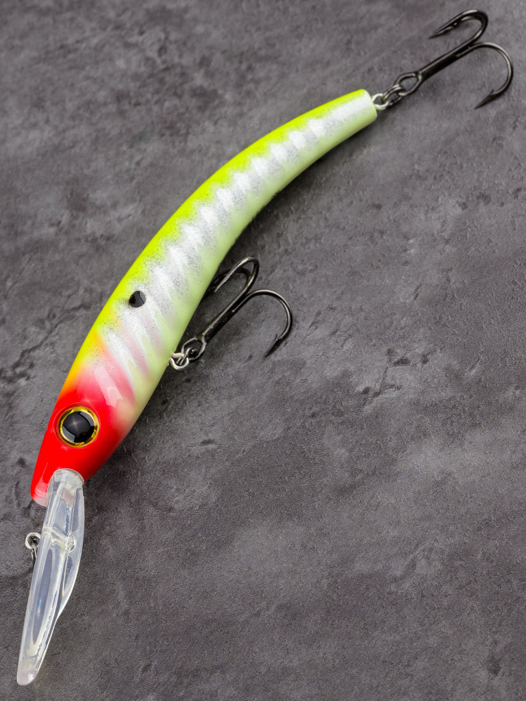 Воблер Akara Deep Snoop 120F минноу плавающий для троллинга на щуку, судака, сома 21гр A302