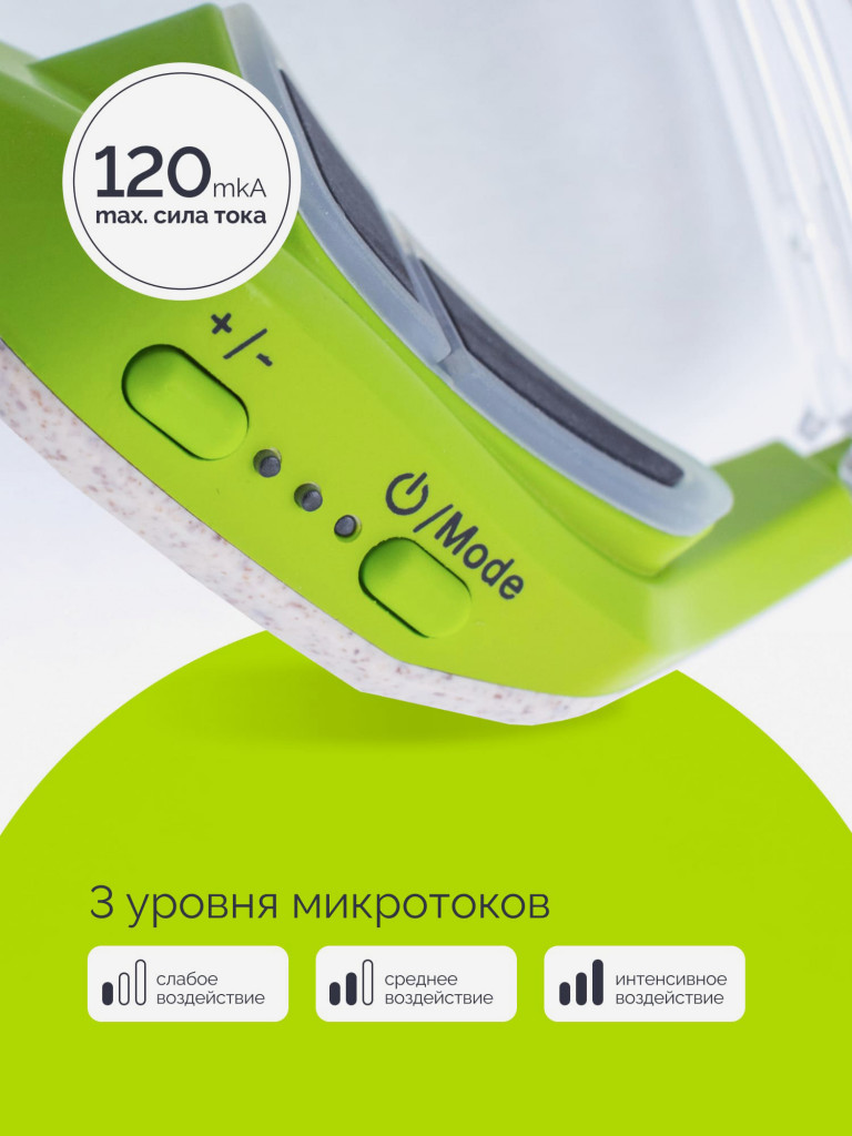 Аппарат для микротоковой терапии GESS KUPER, микротоковый массажер для лица и глаз, очки массажные лимфодренажные против морщин, отеков и темных кругов под глазами