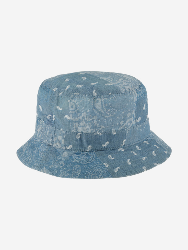Панама STETSON 1811914 BUCKET COTTON/LINEN (голубой)