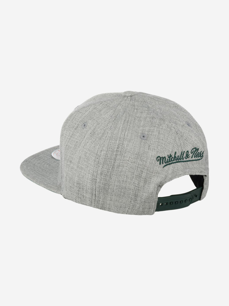 Бейсболка с прямым козырьком MITCHELL NESS HHSS3274-MBUYYPPPGYHT Milwaukee Bucks NBA