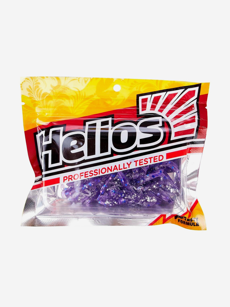 Мягкая приманка рак Helios Omar, 2,05" / 5,2 см, Silver Sparkles & Fio, 15 штук (HS-24-036)