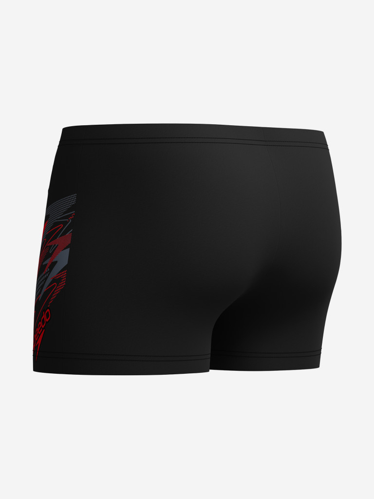 Плавки-шорты мужские Speedo Medley Logo Aquashort Blk/Red
