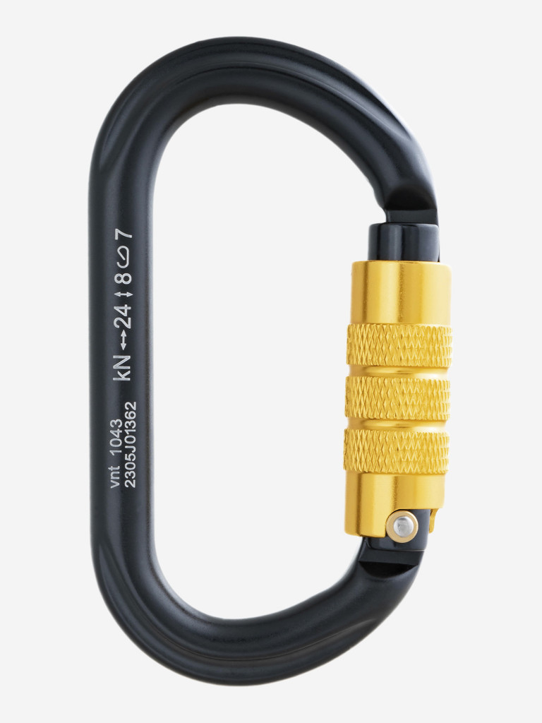 Карабин "Овал" с байонетной муфтой черный