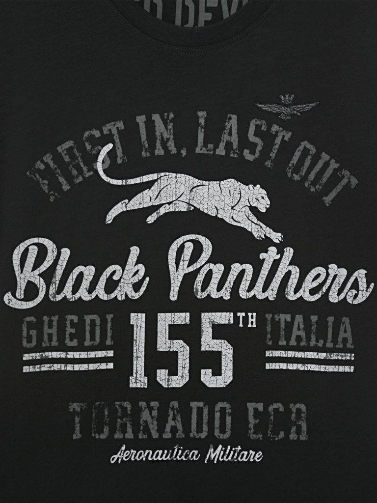 Футболка мужская AERONAUTICA MILITARE Black Panthers