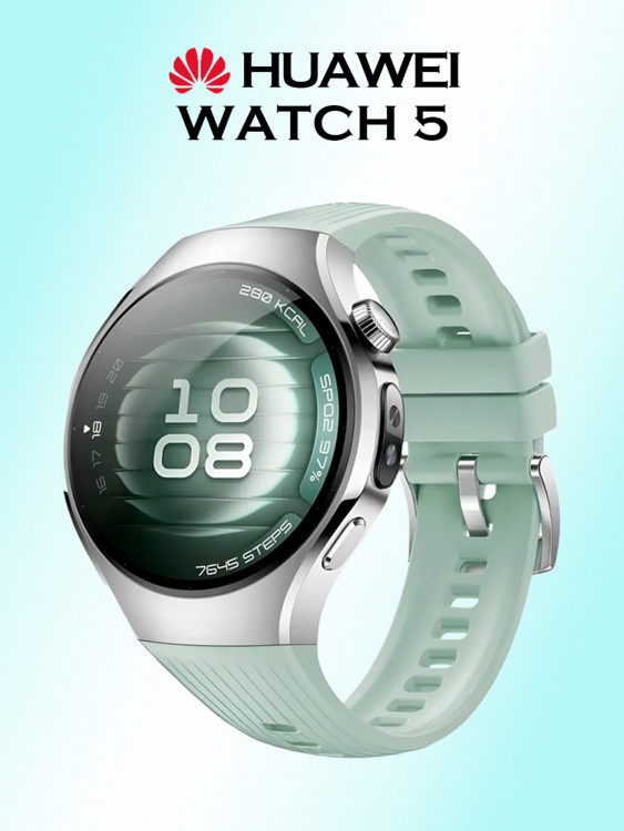 Умные часы HUAWEI Watch 5, 42 мм, зеленый