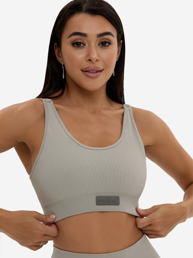 Спортивный топ Bona Fide Angel Top Opal Grey