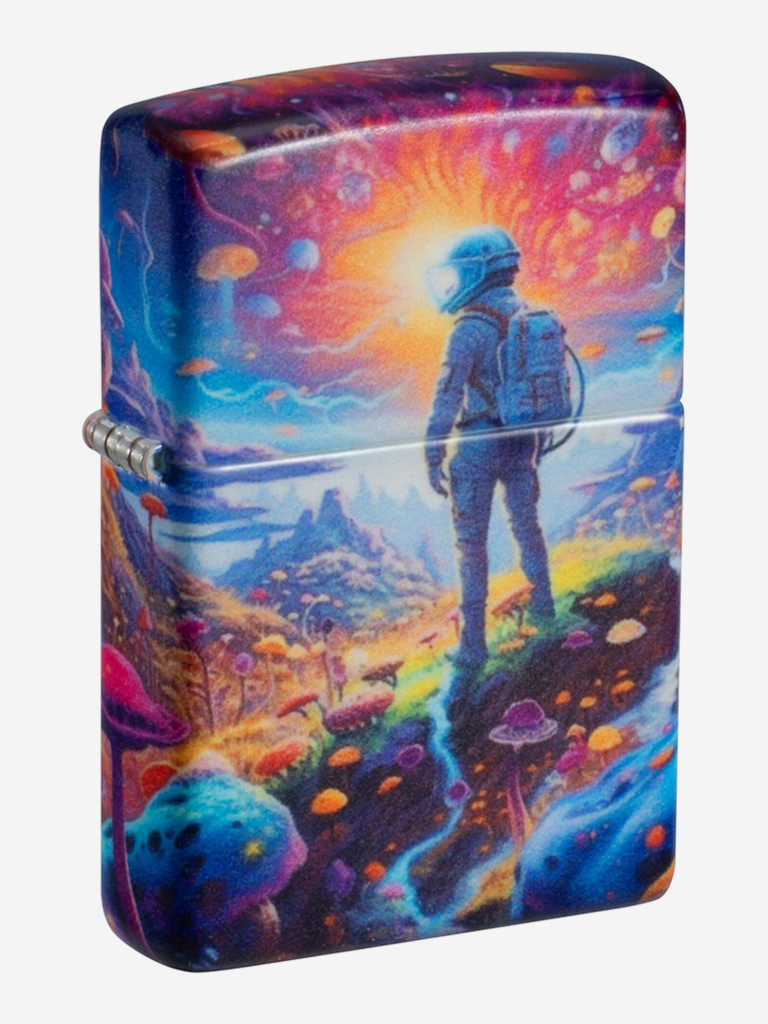 Зажигалка бензиновая ветроустойчивая Zippo Mushroom Forest Design 540 Matte