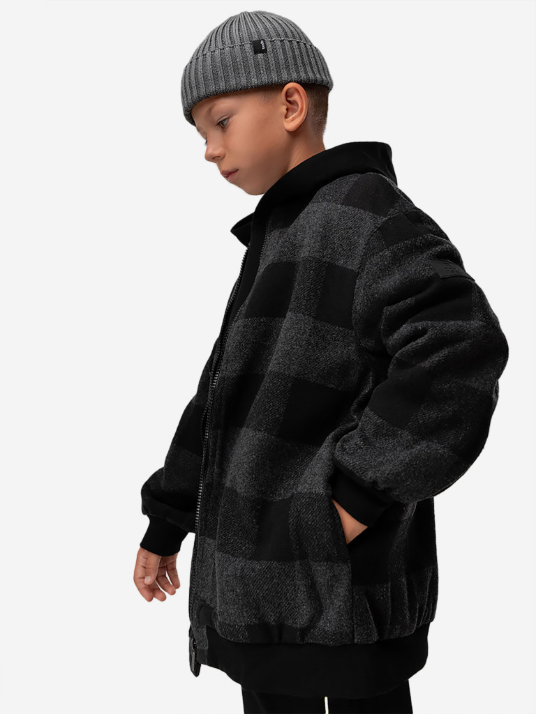 Бомбер оверсайз в клетку bodo