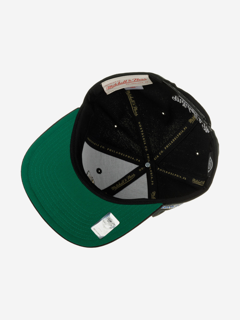 Бейсболка с прямым козырьком MITCHELL NESS HHSS6743-ADUYYPPPBLCK Anaheim Ducks NHL (черный)