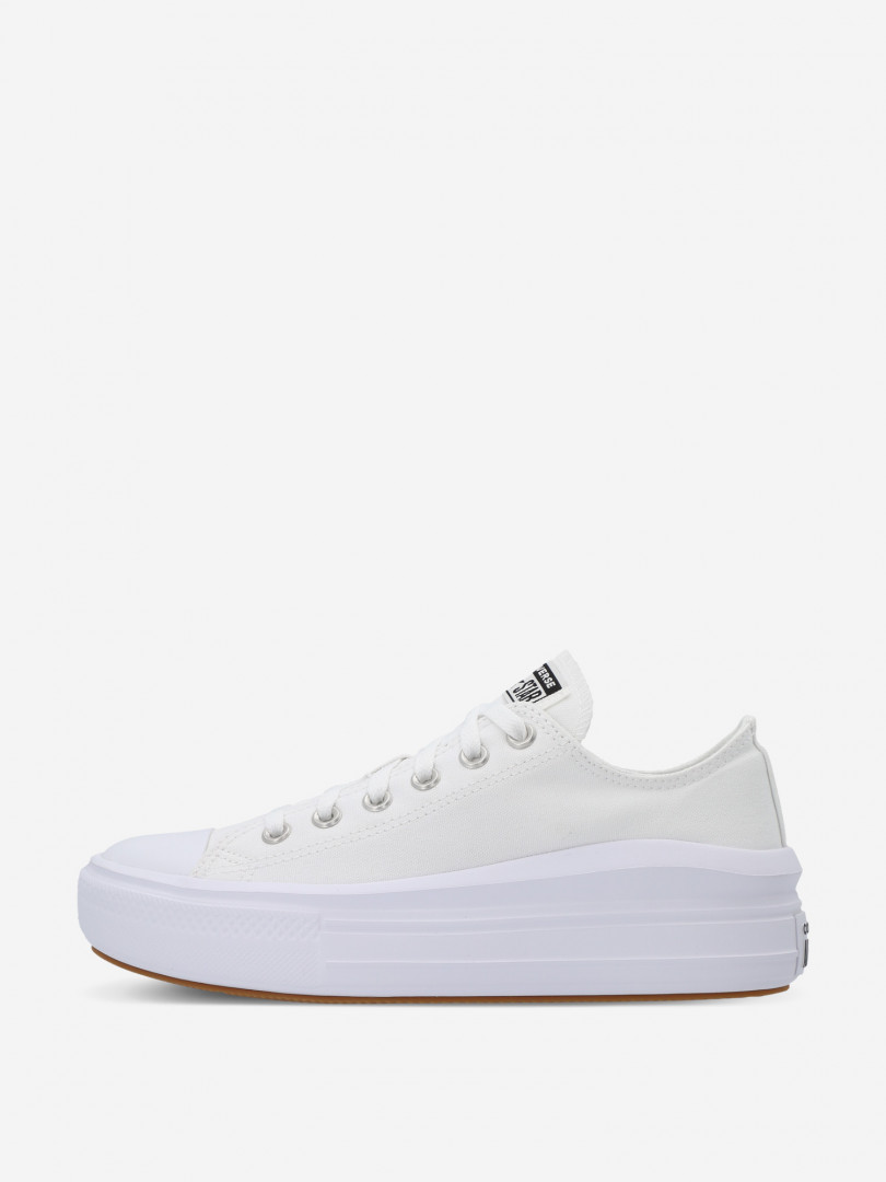 фото Кеды женские converse chuck taylor all star move, белый