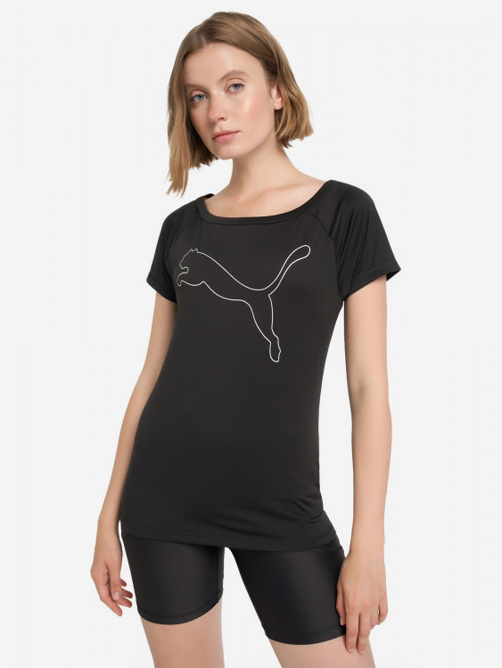 Футболка женская PUMA Train Favorite Jersey Cat
