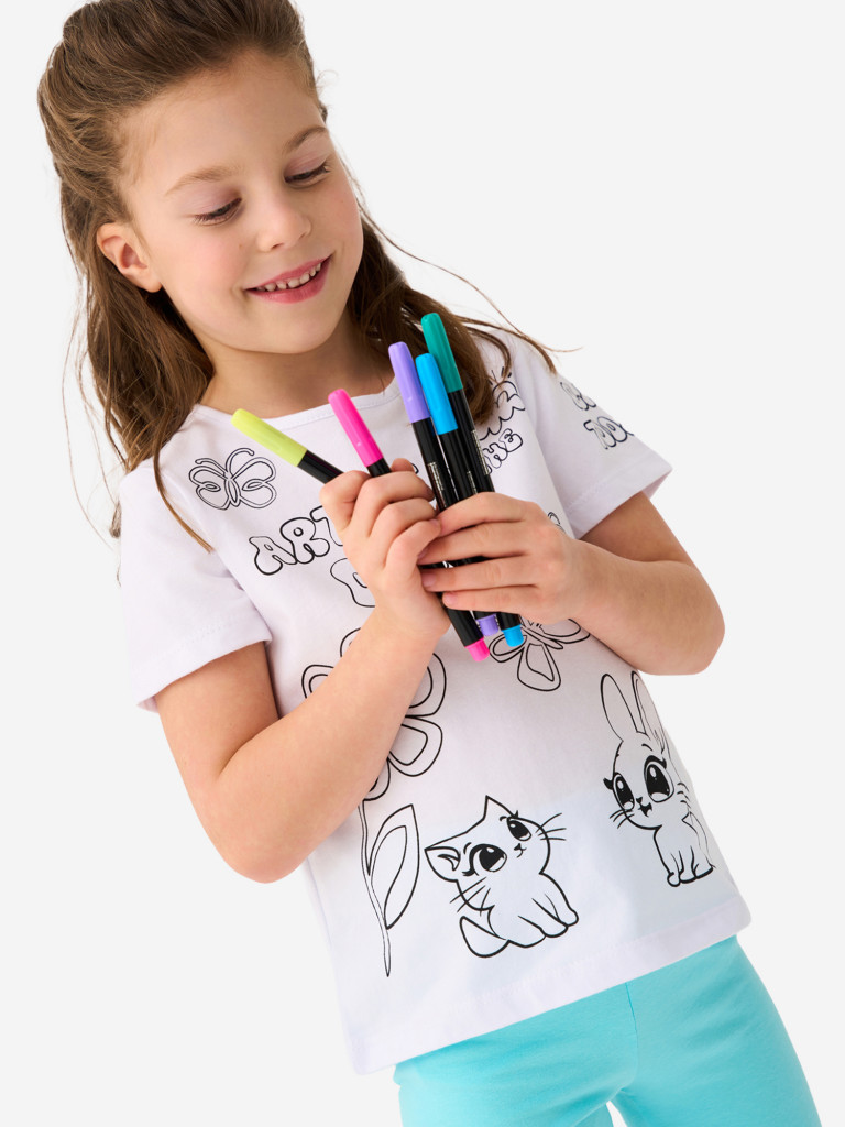 Футболка для девочек PlayToday