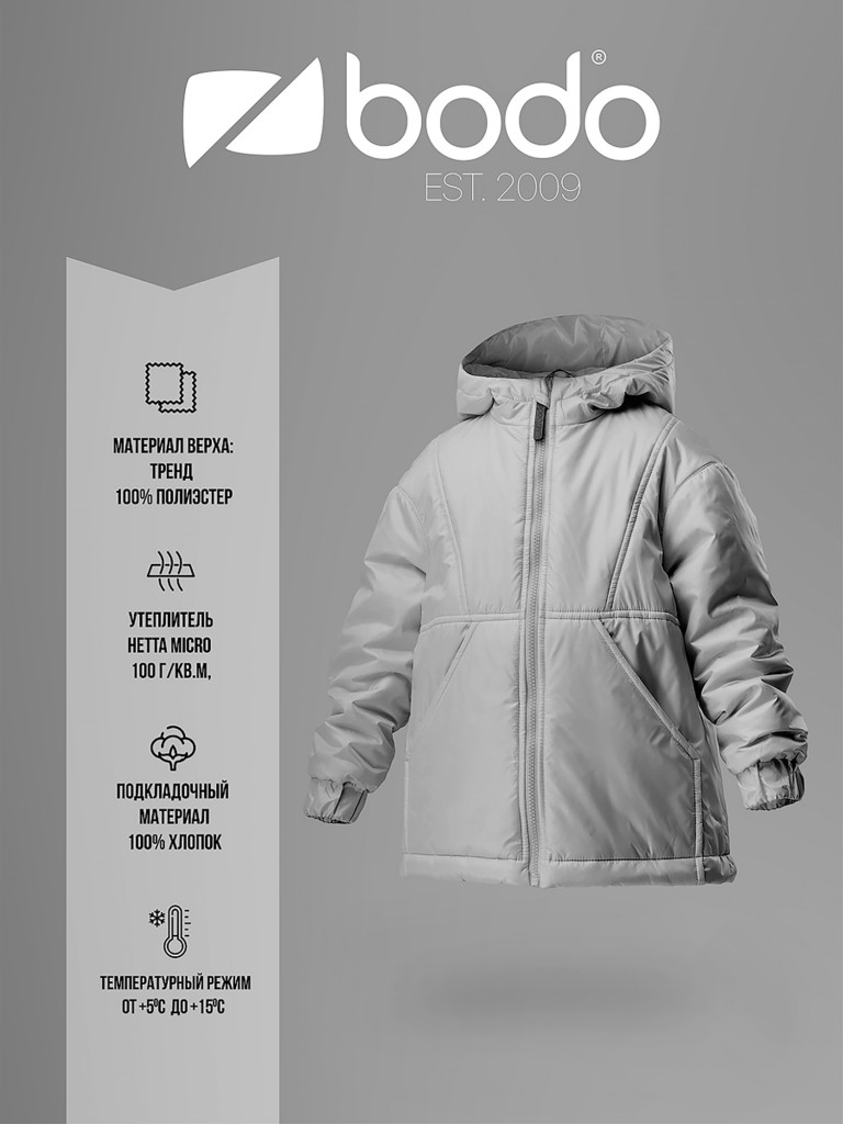 Куртка утепленная для мальчиков bodo