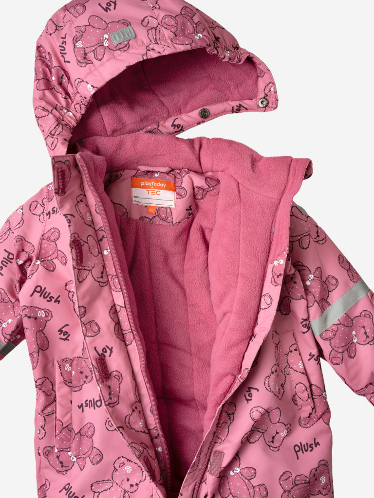 Комбинезон зимний для девочек PlayToday