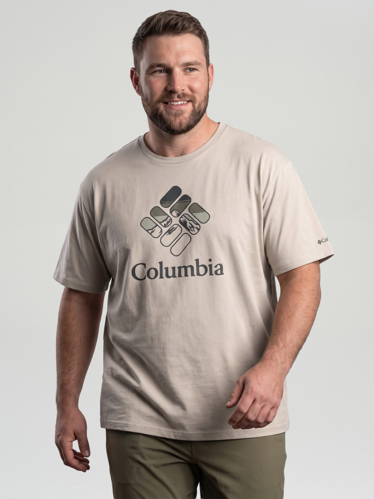 Футболка мужская Columbia CSC Seasonal Graphic Tee, Plus Size