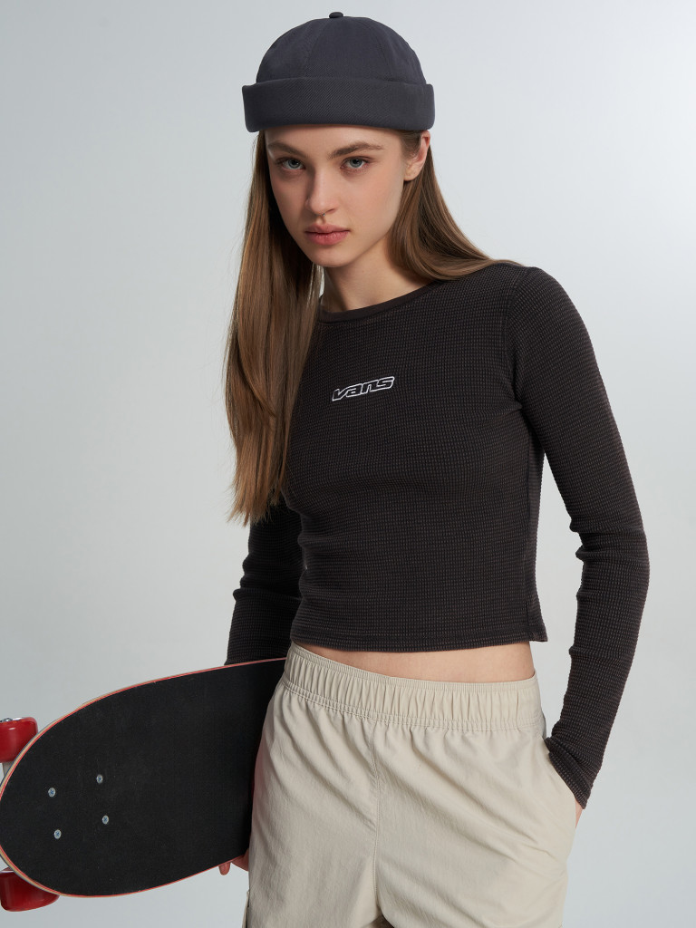 Лонгслив женский Vans Teri Waffle