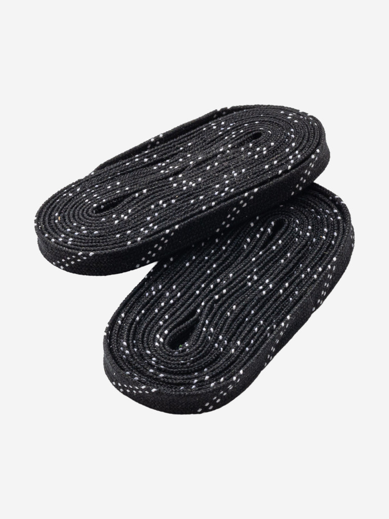 Шнурки хоккейные, черный цвет, RS LACES PRO