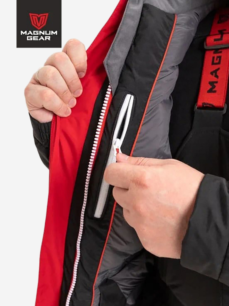 Костюм мужской MAGNUM GEAR EXTREME 2 -50°С красный/черный