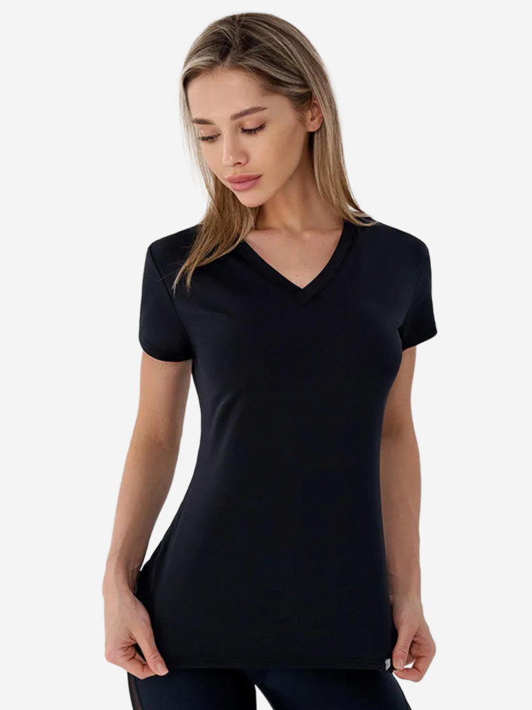Футболка женская Bona Fide V-Shirt "Black"