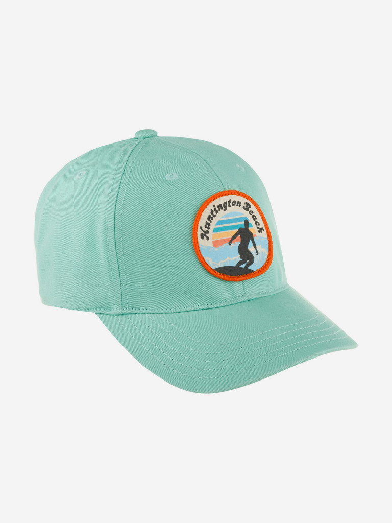 Бейсболка AMERICAN NEEDLE SMU702A-HUNB Huntington Beach Hepcat (зеленый)