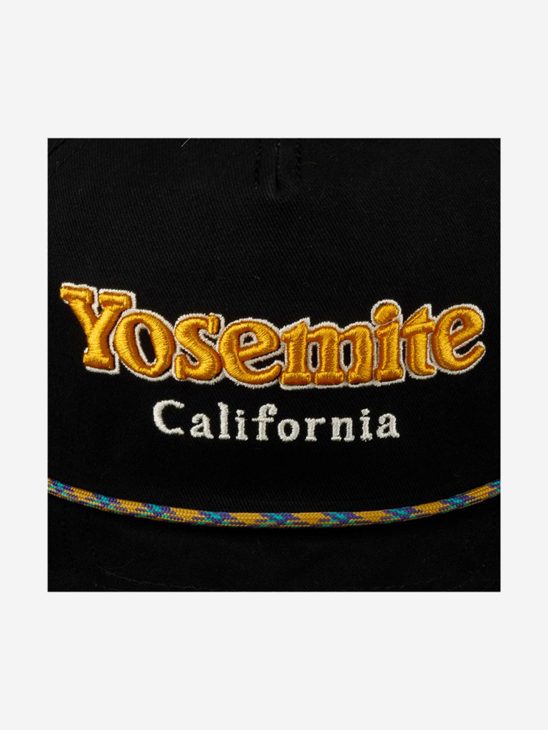 Бейсболка с прямым козырьком AMERICAN NEEDLE 21017A-YONP Yosemite National Park Coachella (черный)