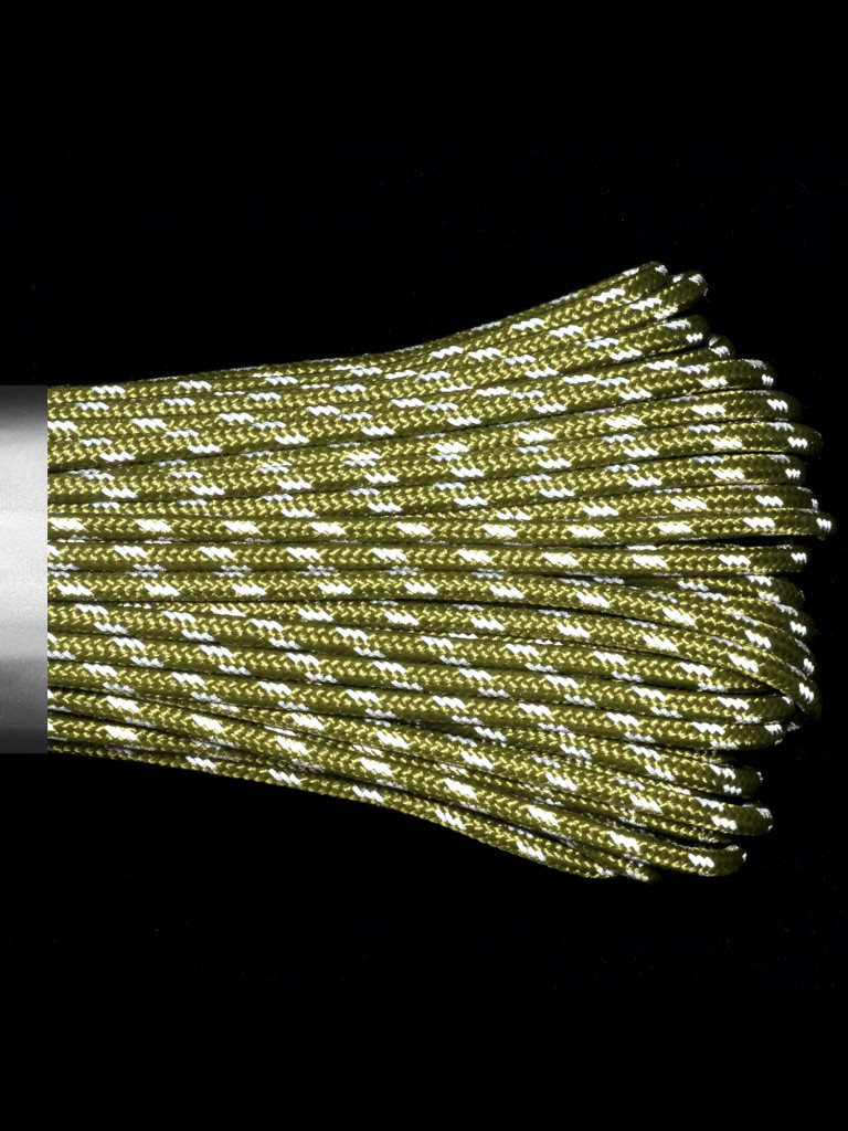Паракорд 275 (мини) CORD nylon 30м RUS световозвращающий (moss)