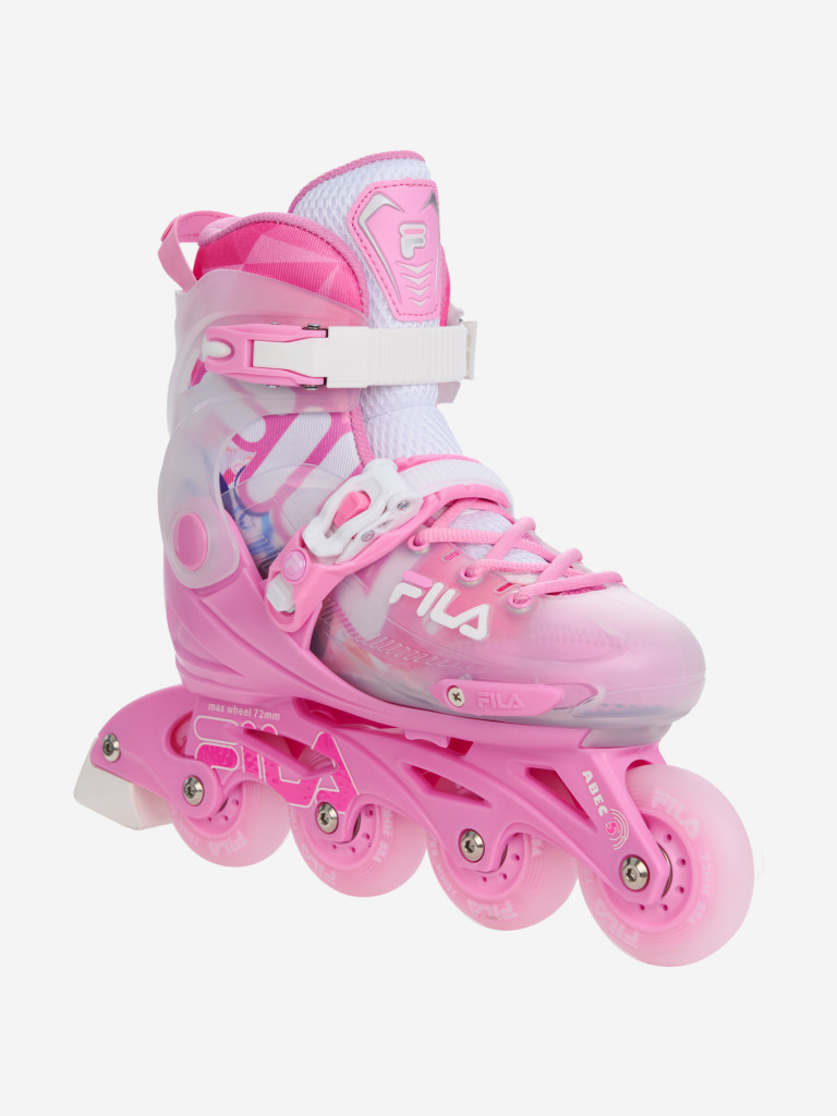 Роликовые коньки детские раздвижные FILA S-One Pink