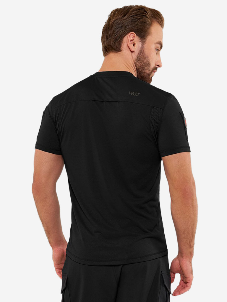 Футболка мужская спортивная HUT PARMA для охоты, черная