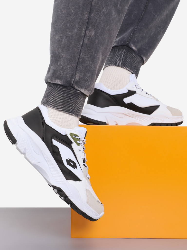 Кроссовки мужские Lotto Embasa Sneakers белый цвет — купить за 4689 руб. со скидкой 30 %, отзывы в интернет-магазине Спортмастер