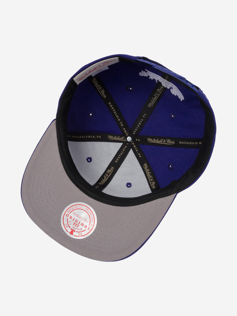 Бейсболка с прямым козырьком MITCHELL NESS HS9761-LALPURP Los Angeles Lakers NBA