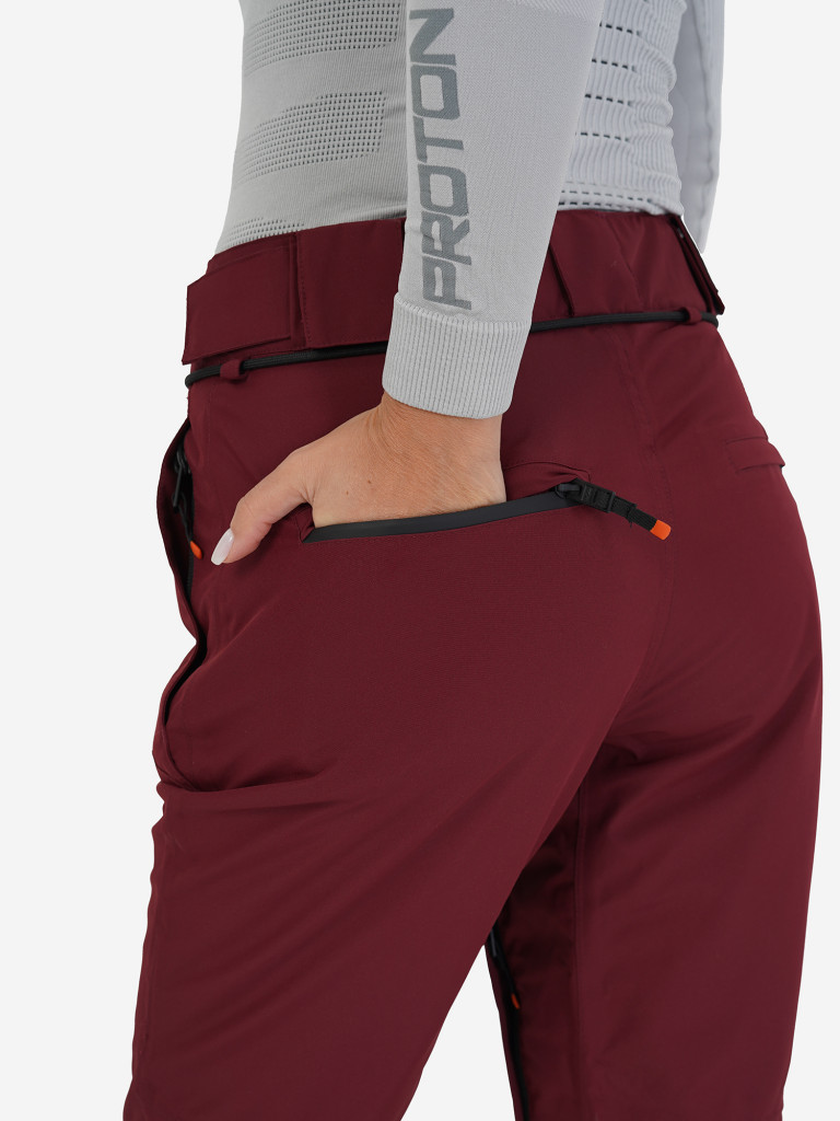 Штаны лыжные женские Proton Burgundy