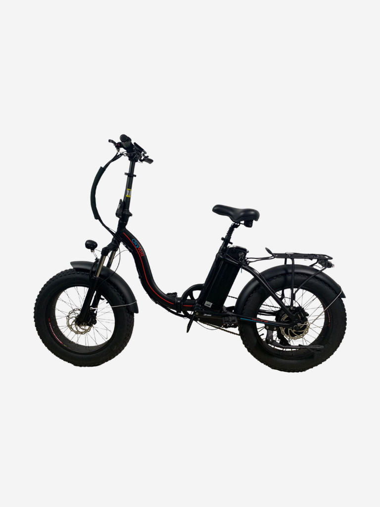 Электровелосипед OxyVolt "Low Fat Ranger" 750Вт, 48В, 18Ач, гидравлика, фэтбайк, складной, 20 дюймов, черный