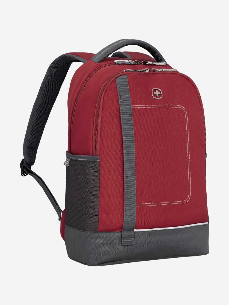 Рюкзак WENGER NEXT Tyon 16", красный/антрацит, переработанный ПЭТ/Полиэстер, 32х18х48 см, 23 л.