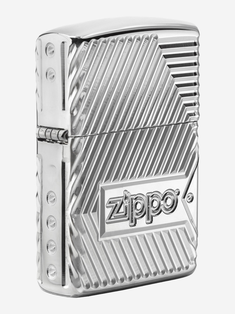 Зажигалка Zippo Armor Bolts Design High Polish Chrome
