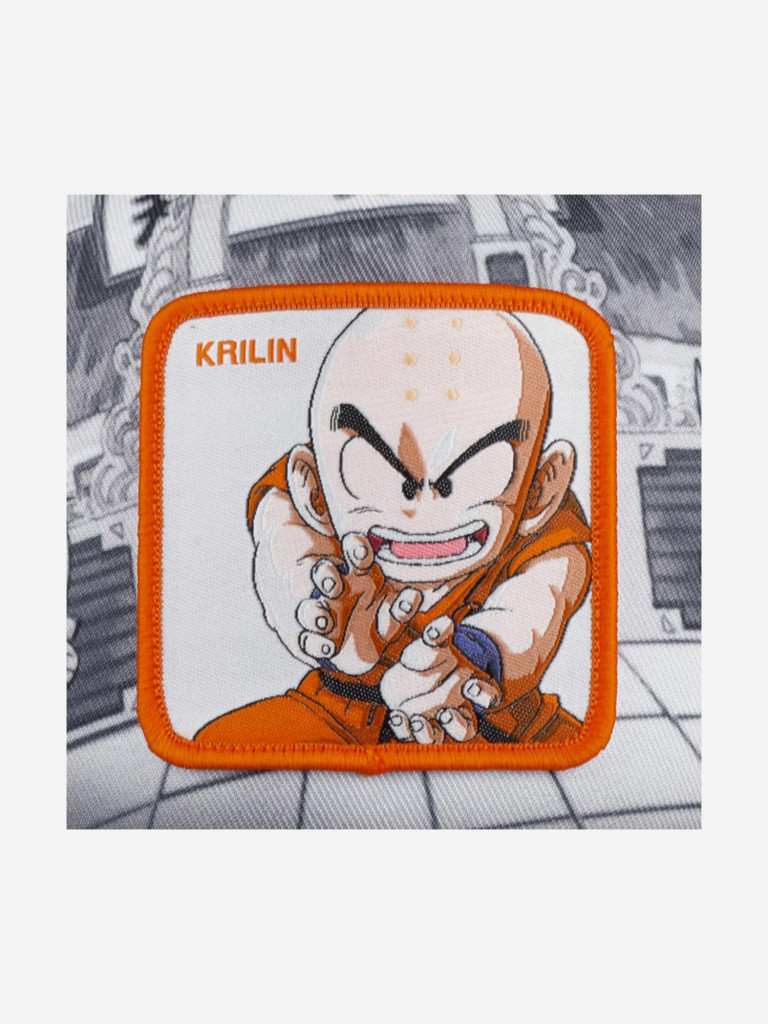 Бейсболка с сеточкой CAPSLAB CL/DB2/1/KRI2 Dragon Ball Krillin (серый)