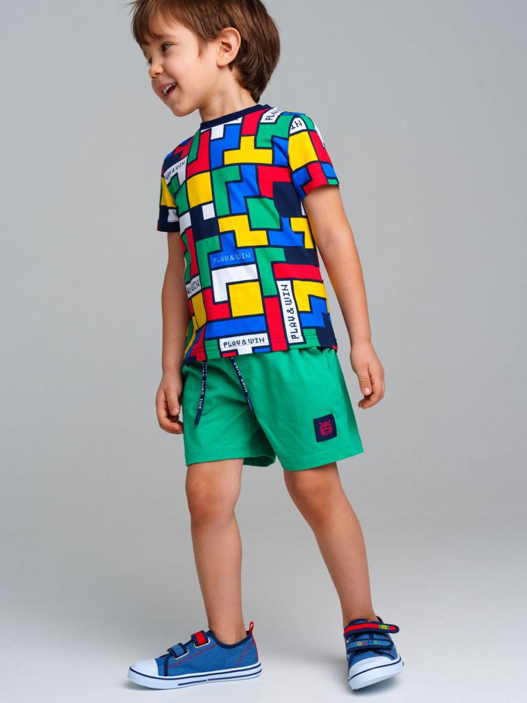 Комплект Playtoday для мальчика: футболка, шорты