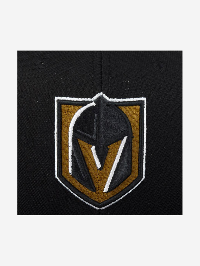 Бейсболка с прямым козырьком MITCHELL NESS 6HSSDX22015-VGKBLCK Vegas Golden  Knights NHL (черный)