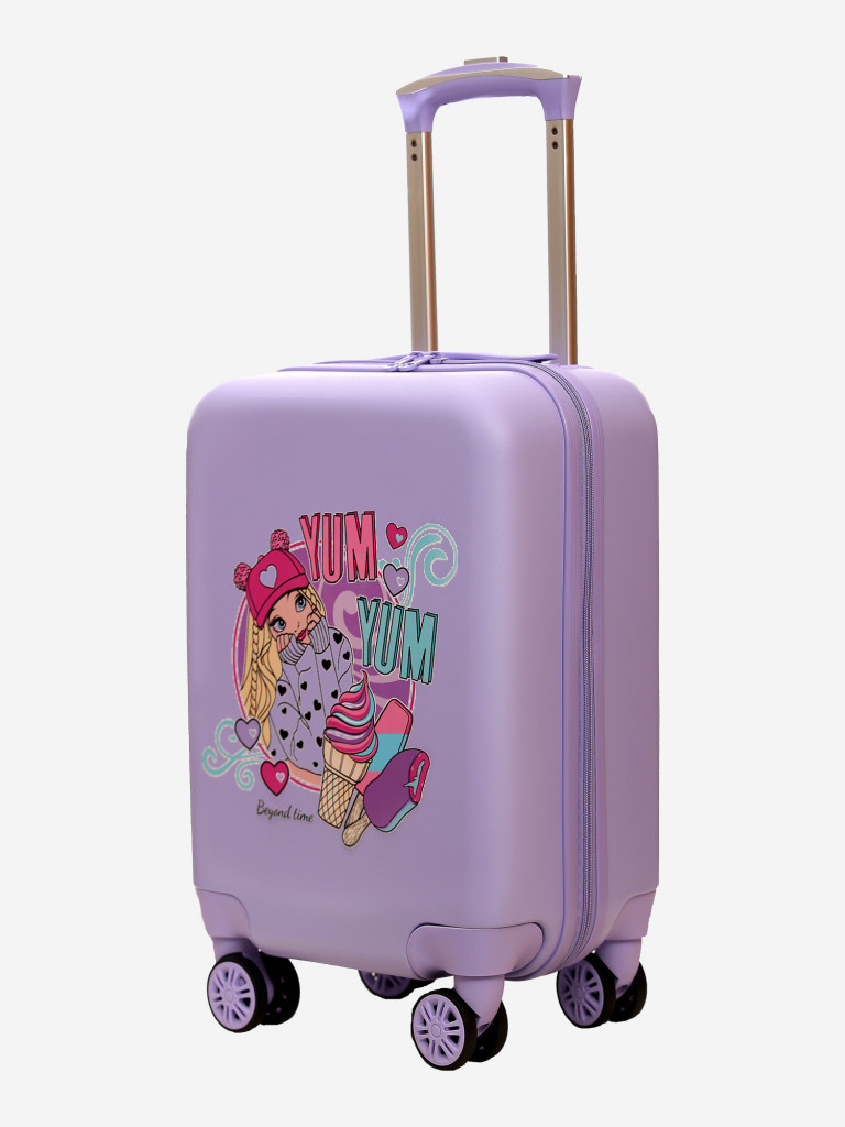 Чемодан детский BEYOND TIME R133 Девочка YUM YUM сиреневый
