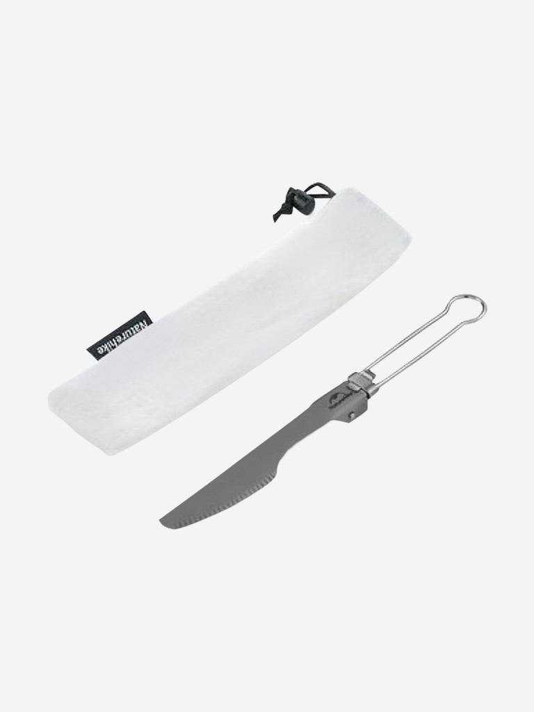 Нож складной титановый Naturehike Titanium Alloy Outdoor Travel Folding Tableware Knife NH19C001-J