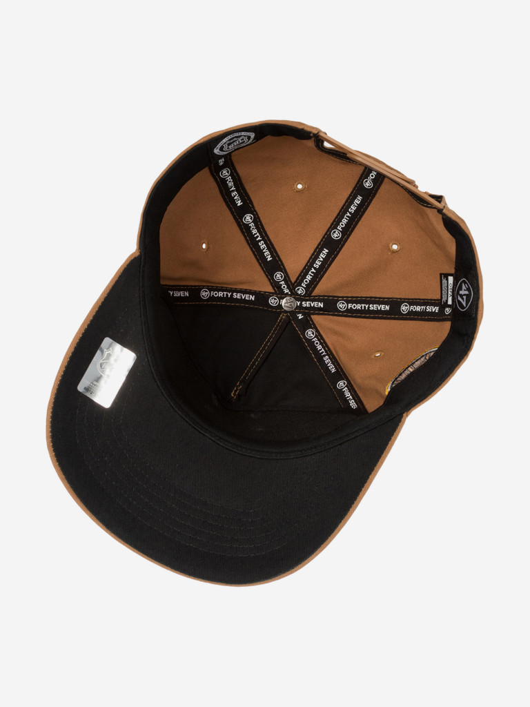 Бейсболка 47 BRAND H-BRNES01GWP-QL Boston Bruins NHL (коричневый)