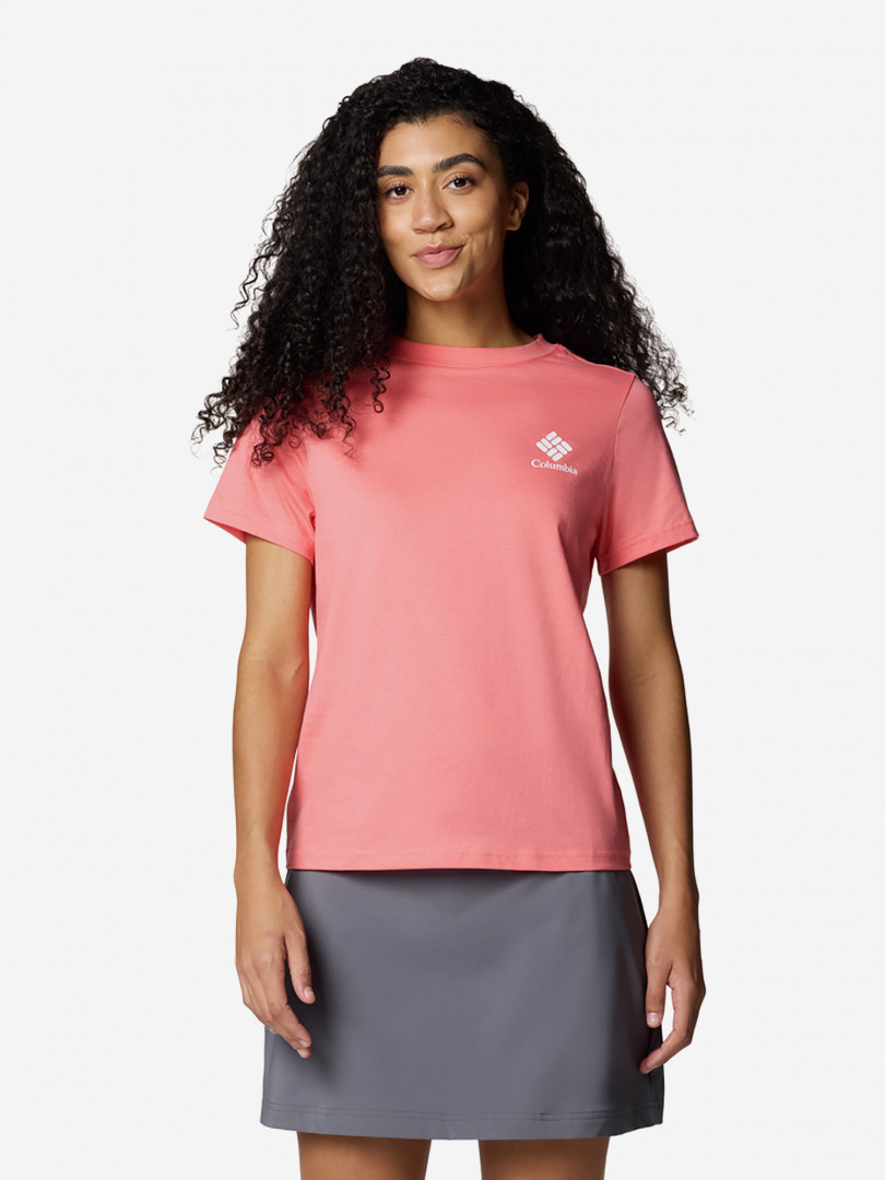 Футболка женская Columbia Rolling Bend Graphic Ss Розовый 1399₽