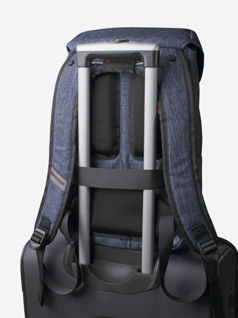 Рюкзак WENGER 16'', синий, полиэстер, 29 x 17 x 42 см, 16 л