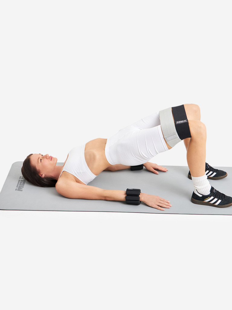 Утяжелители черные, 1 кг, 2шт, MELA